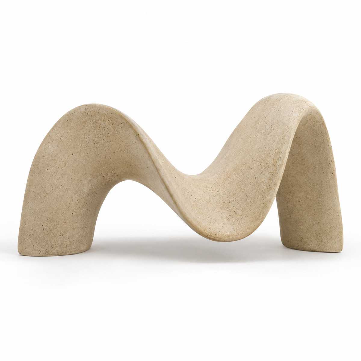 Golvende keramische sculptuur